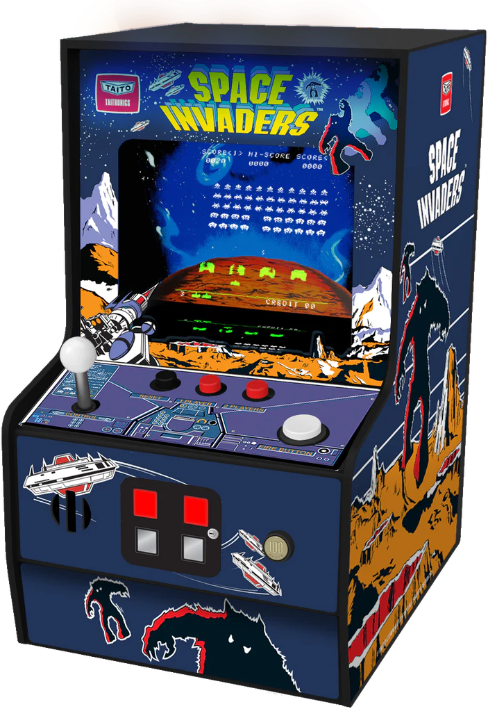 MY ARCADE Space Invaders Micro Player Retro Arcade hordozható játékkonzol