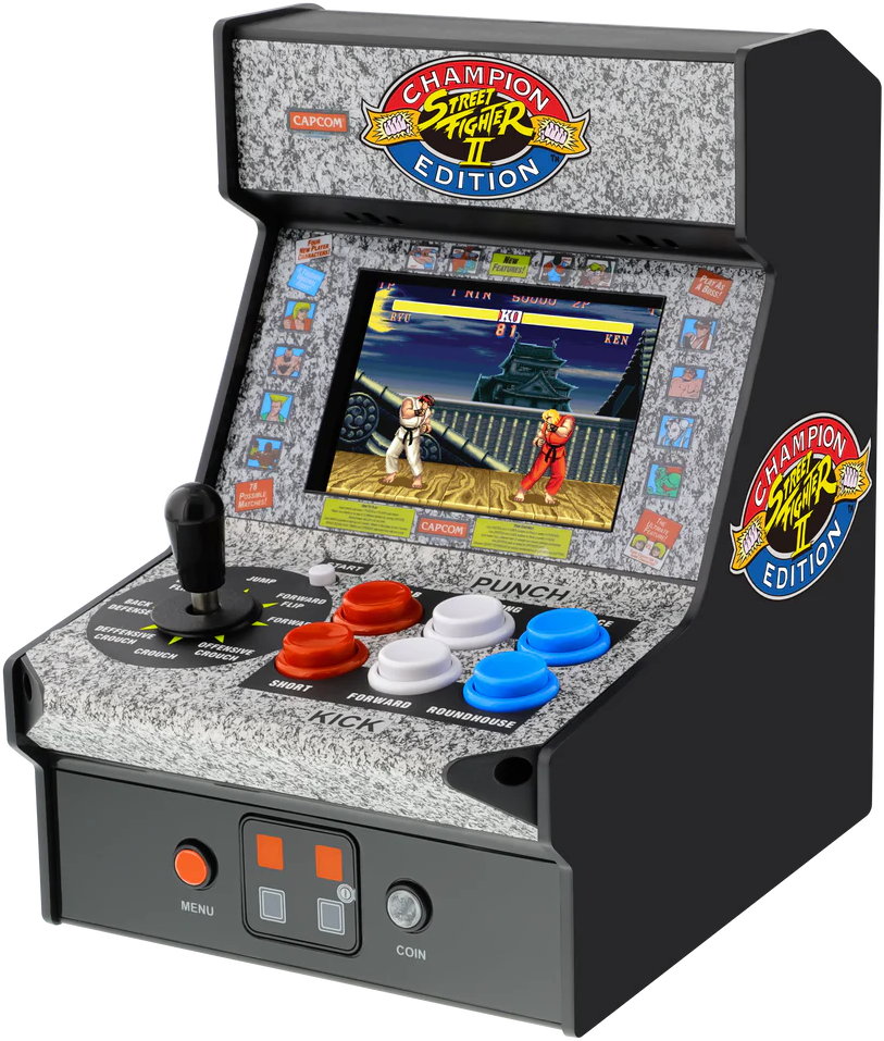 MY ARCADE Street Fighter II Champion Edition Micro Player Retro Arcade hordozható játékkonzol