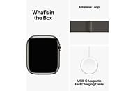 APPLE Watch Series 9 Cellular 45 mm Grafiet Roestvrijstalen Case/Grafiet Milanese Loop