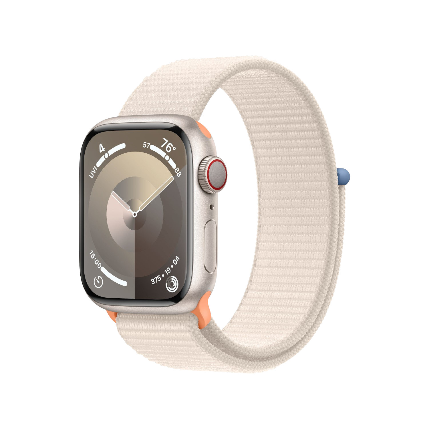 Apple Watch Series 9 Cellular 41 Mm Sterrenlicht Aluminium Case/sterrenlicht Sport Loop