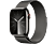 APPLE Watch Series 9 (GPS + Cellular, Edelstahl) 45 mm - Smartwatch (Stufenlos verstellbar, Edelstahl, Graphit/Graphit)