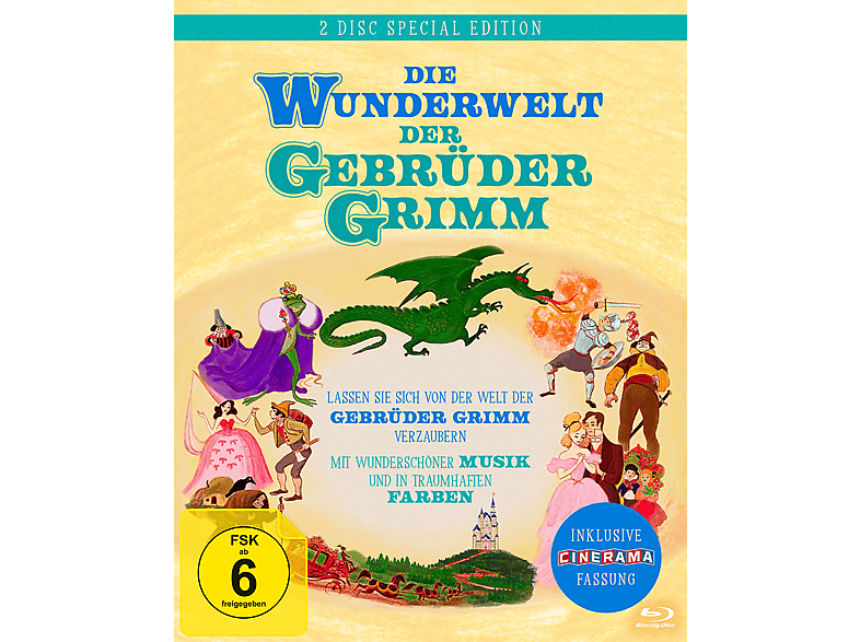Die Wunderwelt der Gebrüder Grimm Blu-ray (FSK: 6)