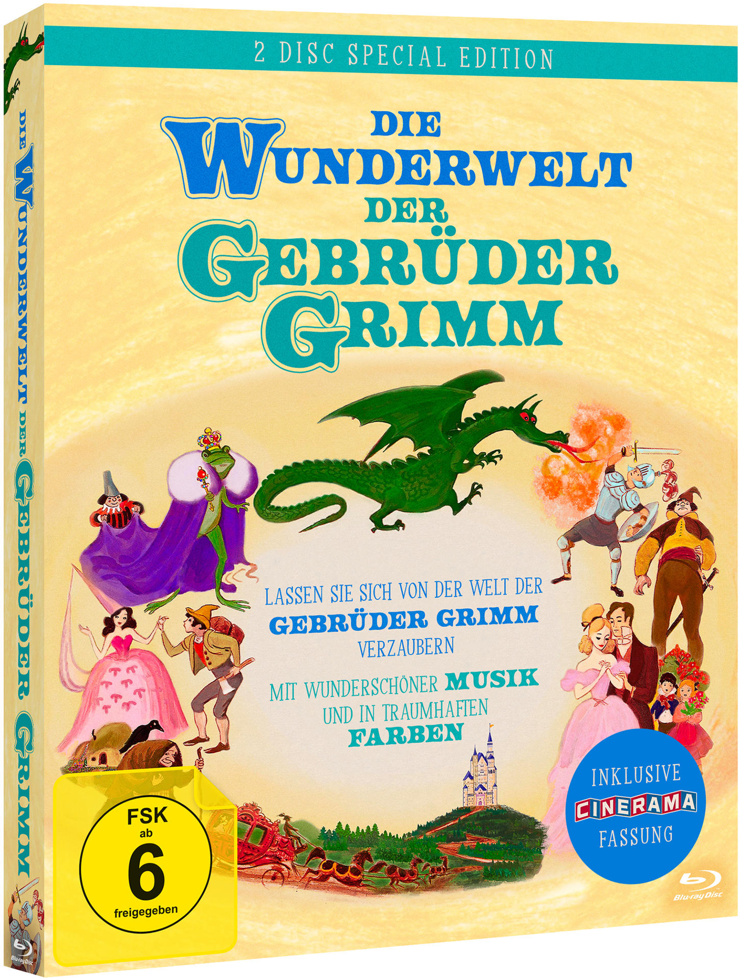 DVD-Cover mit Zeichentrickfiguren und deutschem Text.