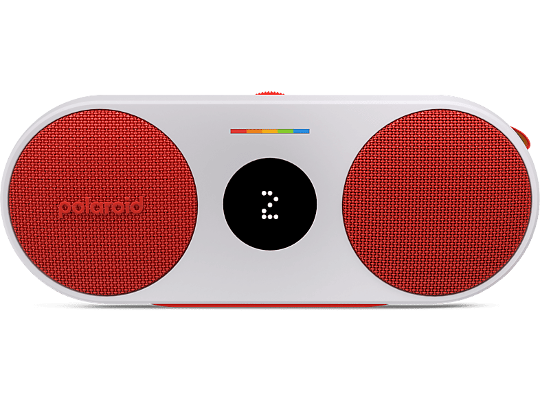 POLAROID Music Player 2 Bluetooth Hoparlör Kırmızı Beyaz