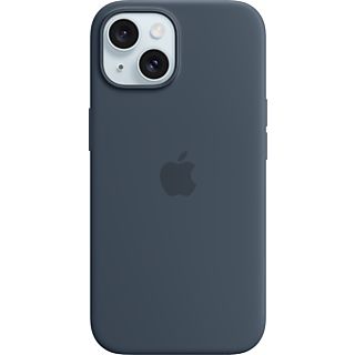 APPLE Custodia in silicone con MagSafe - Guscio di protezione (Adatto per modello: Apple iPhone 15)