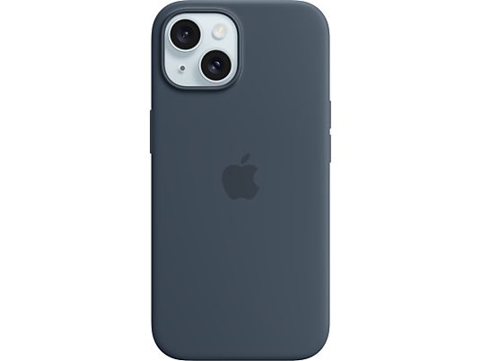 APPLE Custodia in silicone con MagSafe - Guscio di protezione (Adatto per modello: Apple iPhone 15)