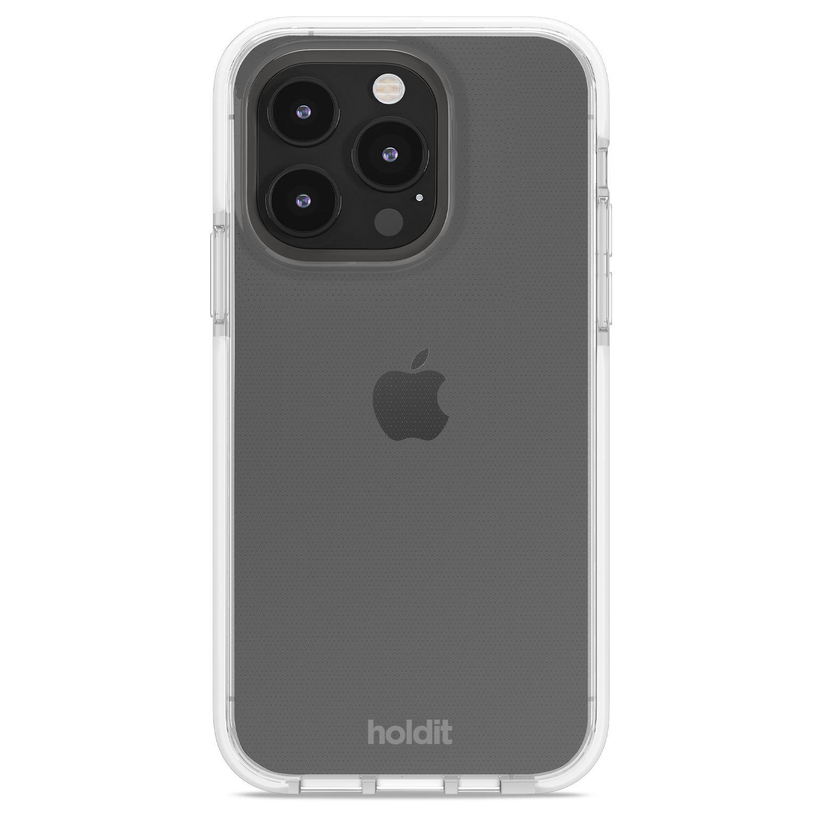HOLDIT Seethru iPhone Pro, White Backcover, Case, Apple, 15