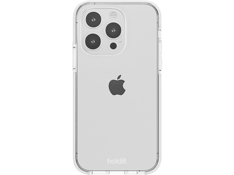 HOLDIT Pro, 15 Apple, White Seethru iPhone Backcover, Case,