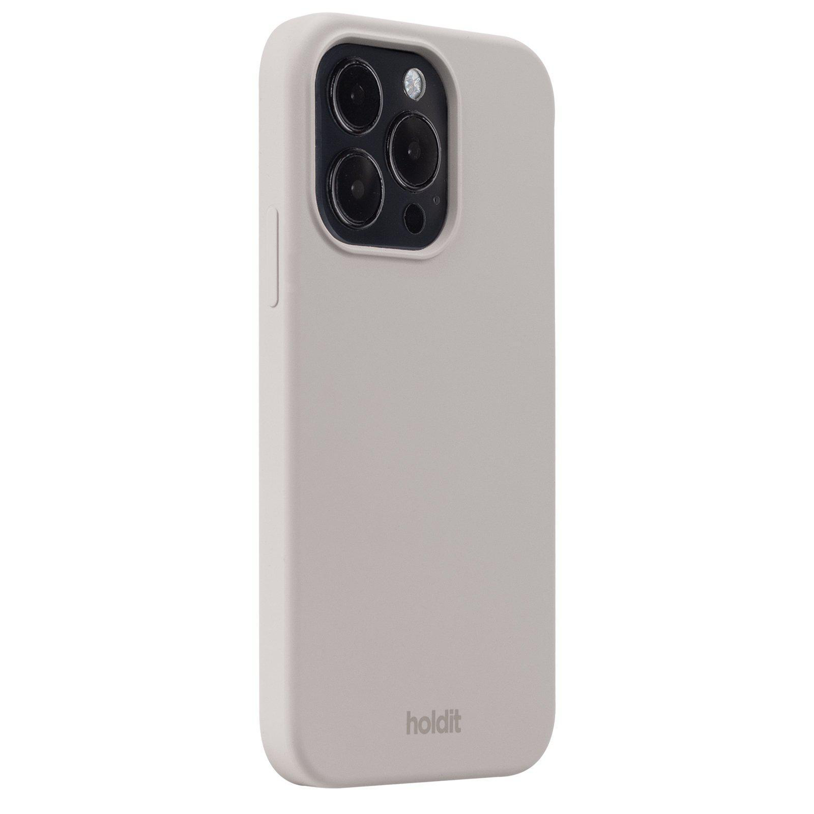 HOLDIT Silicone Case, Backcover, Apple, 15 Taupe iPhone Pro