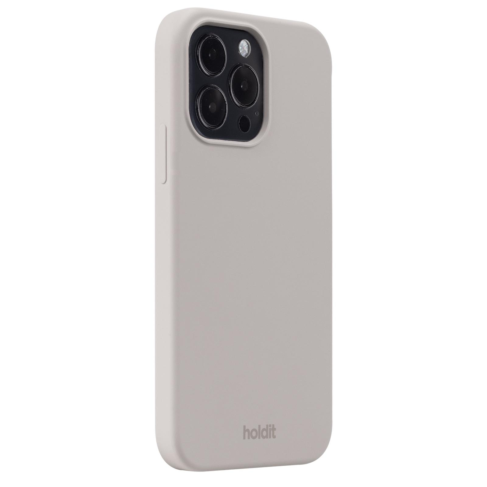 HOLDIT Silicone Case, Backcover, Apple, Taupe Pro 15 Max, iPhone