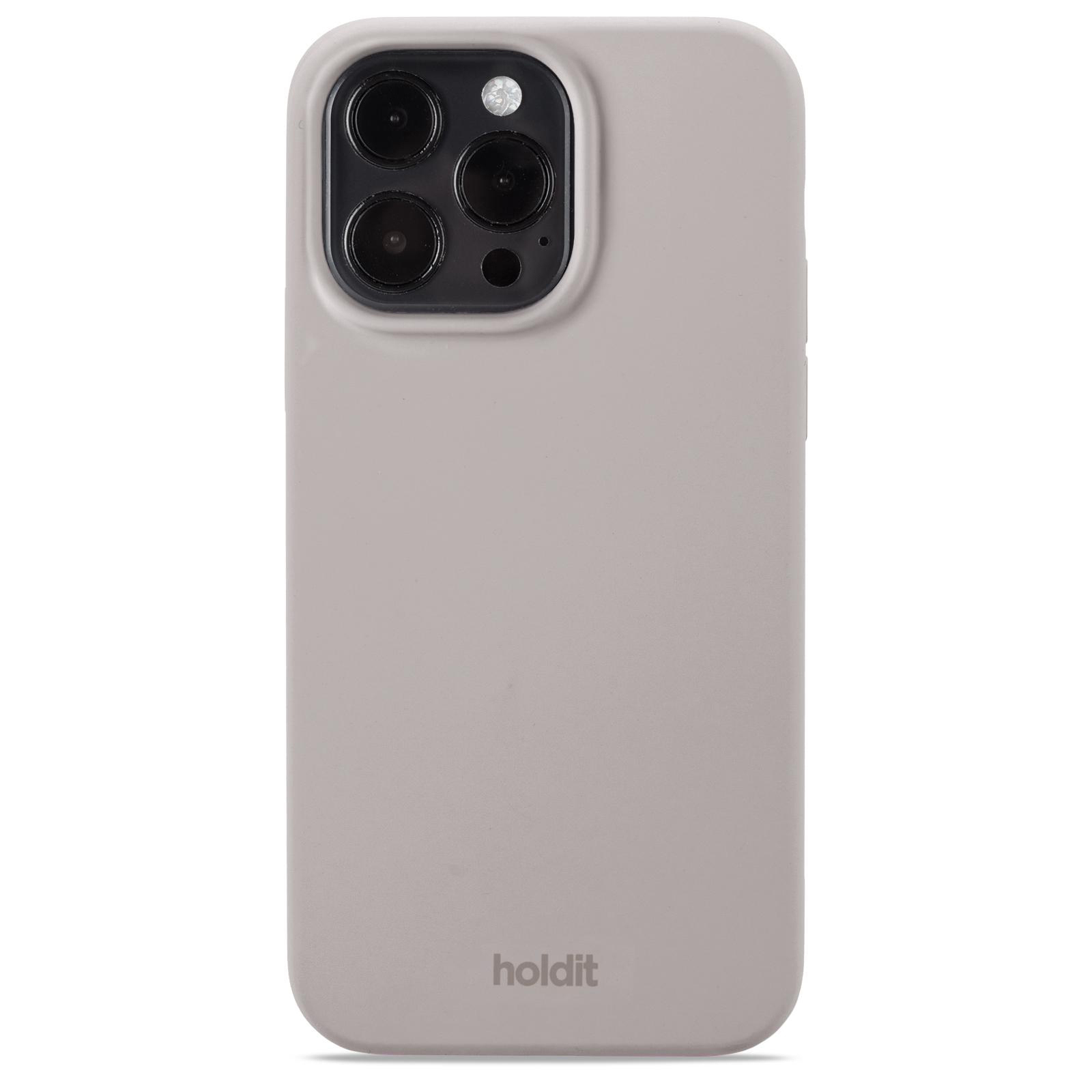 HOLDIT Silicone Case, Backcover, Apple, Taupe Pro 15 Max, iPhone