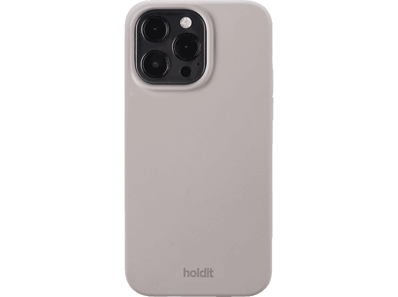 HOLDIT Silicone Case, Backcover, Apple, iPhone 15 Pro Max, Taupe