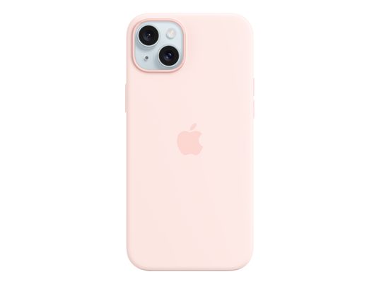 APPLE Silikon Case mit MagSafe - Schutzhülle (Passend für Modell: Apple iPhone 15 Plus)