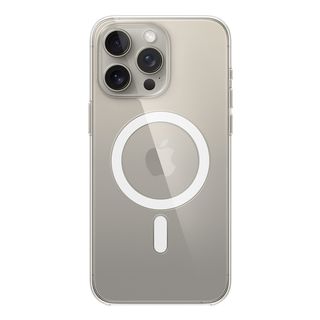 APPLE Custodia trasparente con MagSafe - Guscio di protezione (Adatto per modello: Apple iPhone 15 Pro Max)