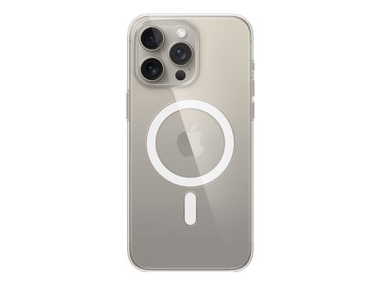 APPLE Clear Case mit MagSafe - Schutzhülle (Passend für Modell: Apple iPhone 15 Pro Max)