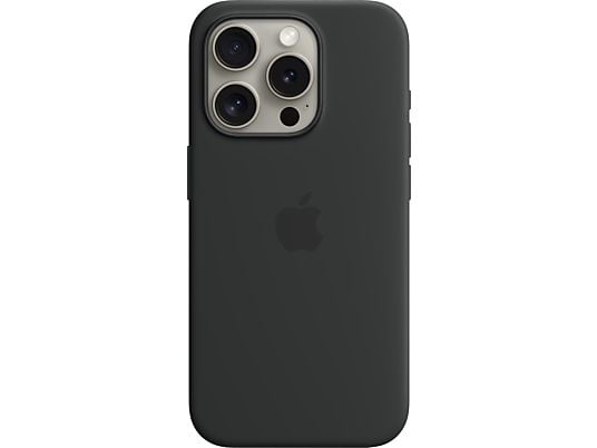 APPLE Custodia in silicone con MagSafe - Guscio di protezione (Adatto per modello: Apple iPhone 15 Pro)