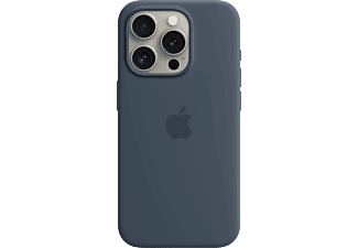 APPLE Silikon Case mit MagSafe - Schutzhülle (Passend für Modell: Apple iPhone 15 Pro)