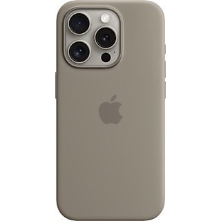 APPLE Custodia in silicone con MagSafe - Guscio di protezione (Adatto per modello: Apple iPhone 15 Pro)