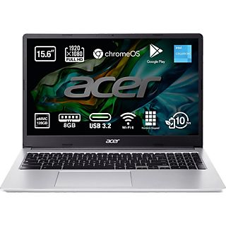 Portátil - Acer Chromebook CB315-4H-C4BQ, 15.6" Full HD, Intel® Celeron® N4500, 8GB RAM, 128GB eMMC, Intel® UHD Graphics, Google Chrome OS