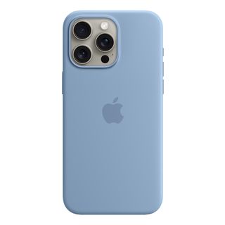 APPLE Custodia in silicone con MagSafe - Guscio di protezione (Adatto per modello: Apple iPhone 15 Pro Max)