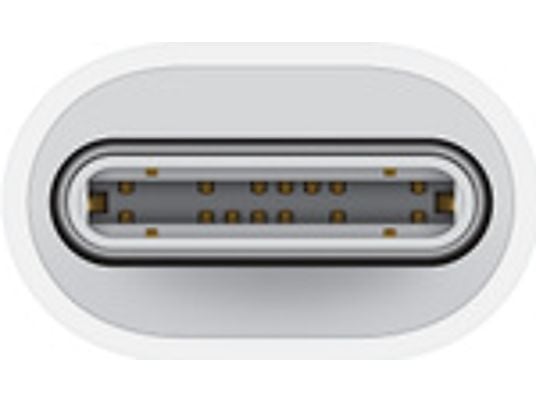 APPLE MUQX3ZM/A - Adaptateur USB-C vers Lightning (Blanc)