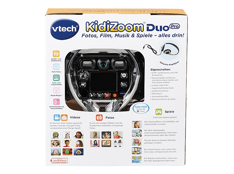 Vtech KidiZoom Duo Pro schwarz; Kinderkamera — Foto 3 von 5
