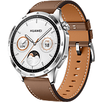 MediaMarkt HUAWEI Watch GT 4 - 46 mm Bruin Leer aanbieding