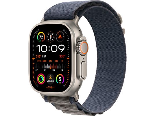 APPLE Cinturino Alpine Loop 49 mm - Fascia da braccio (Blu)