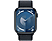 APPLE Watch Series 9 GPS, 45mm, éjfekete alumíniumtok, éjfekete sportpánt (MR9C3QH/A)