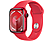 APPLE Watch Series 9 GPS, 41mm, piros alumíniumtok, piros sportszíj, S/M (MRXG3QH/A)