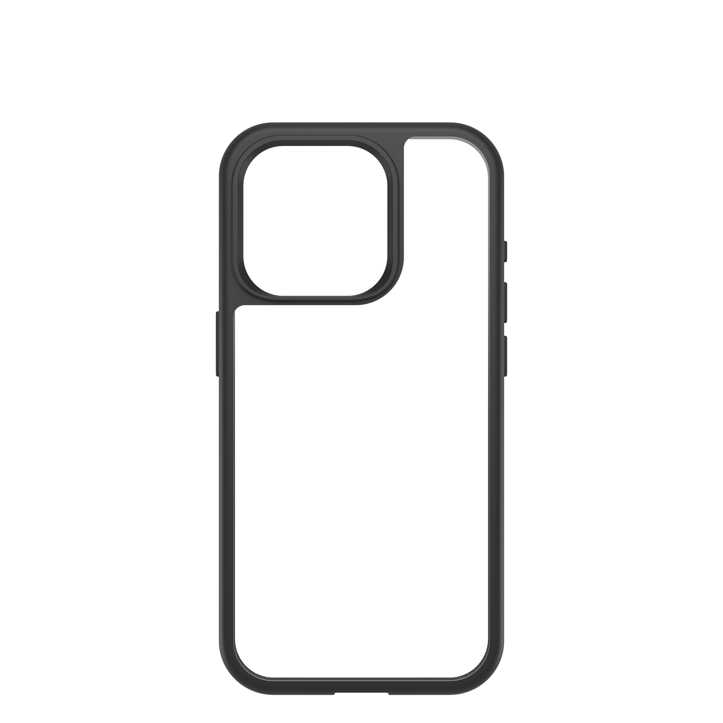 OTTERBOX React, Backcover, Apple, Transparent / Pro, Schwarz iPhone 15