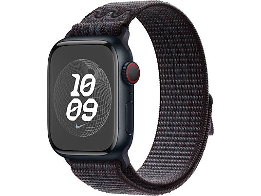 APPLE Cinturino Nike Sport Loop da 41 mm - Fascia da braccio (Nero/Blu)