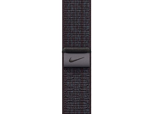 APPLE Cinturino Nike Sport Loop da 41 mm - Fascia da braccio (Nero/Blu)