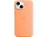 APPLE iPhone 15 MagSafe rögzítésű szilikon tok, narancssörbet (MT0W3ZM/A)
