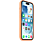 APPLE iPhone 15 MagSafe rögzítésű szilikon tok, narancssörbet (MT0W3ZM/A)