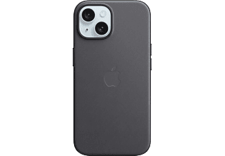 APPLE iPhone 15 MagSafe rögzítésű FineWoven szövettok, fekete (MT393ZM/A)