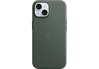APPLE iPhone 15 MagSafe rögzítésű FineWoven szövettok, örökzöld (MT3J3ZM/A)