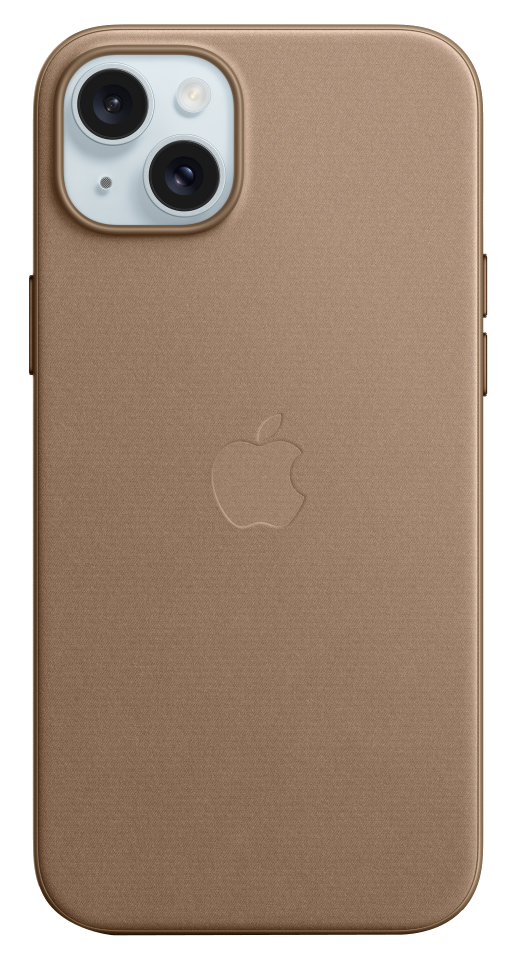 APPLE iPhone 15 Plus MagSafe rögzítésű FineWoven szövettok, vakondszürke (MT473ZM/A)