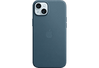 APPLE iPhone 15 Plus MagSafe rögzítésű FineWoven szövettok, óceánkék (MT4D3ZM/A)