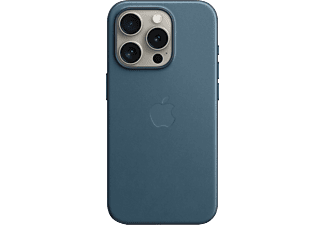 APPLE iPhone 15 Pro MagSafe rögzítésű FineWoven szövettok, óceánkék (MT4Q3ZM/A)