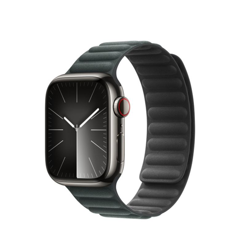 APPLE 41 mm - Cinturino con chiusura magnetica (Sempreverde)
