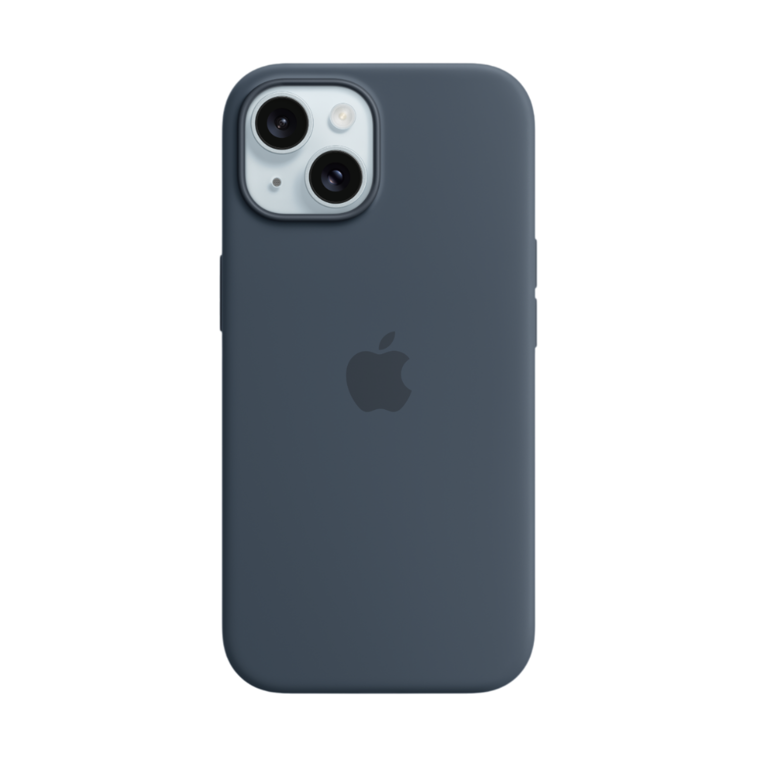 Apple Iphone 15 Siliconenhoesje Met Magsafe - Stormblauw