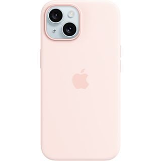 APPLE iPhone 15 Siliconenhoesje met MagSafe - Lichtroze