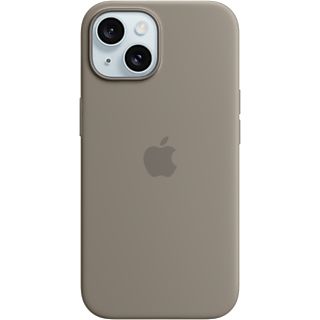 APPLE iPhone 15 Siliconenhoesje met MagSafe - Klei