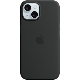 APPLE iPhone 15 Siliconenhoesje met MagSafe - Zwart