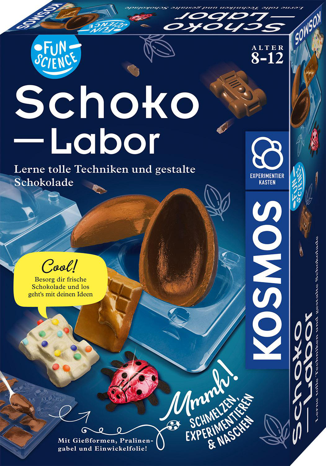 Experimentierkasten, Mehrfarbig Science KOSMOS Schoko-Labor Fun