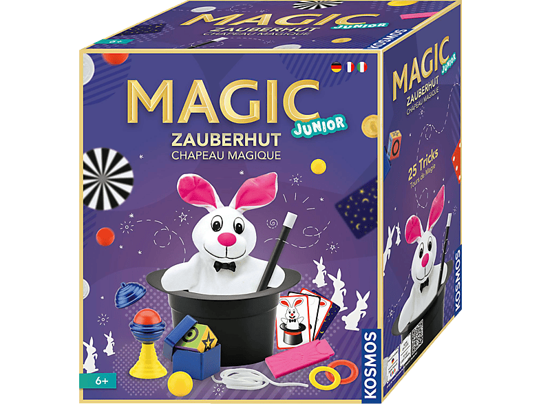 KOSMOS Magic Zauberhut DFI Zauberkasten, Mehrfarbig