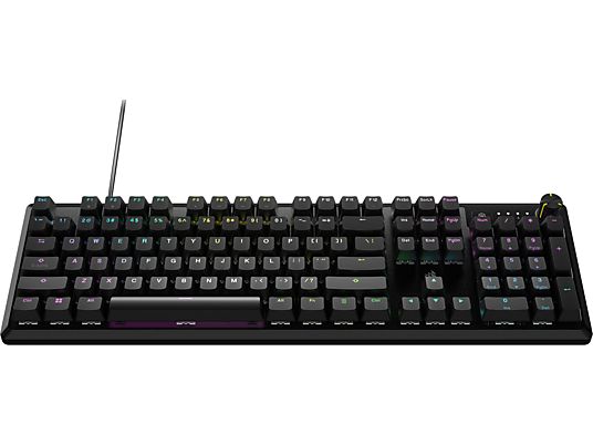 CORSAIR K70 CORE RGB - Gaming-Tastatur, Kabelgebunden, QWERTZ, Full size, Mechanisch, Schwarz