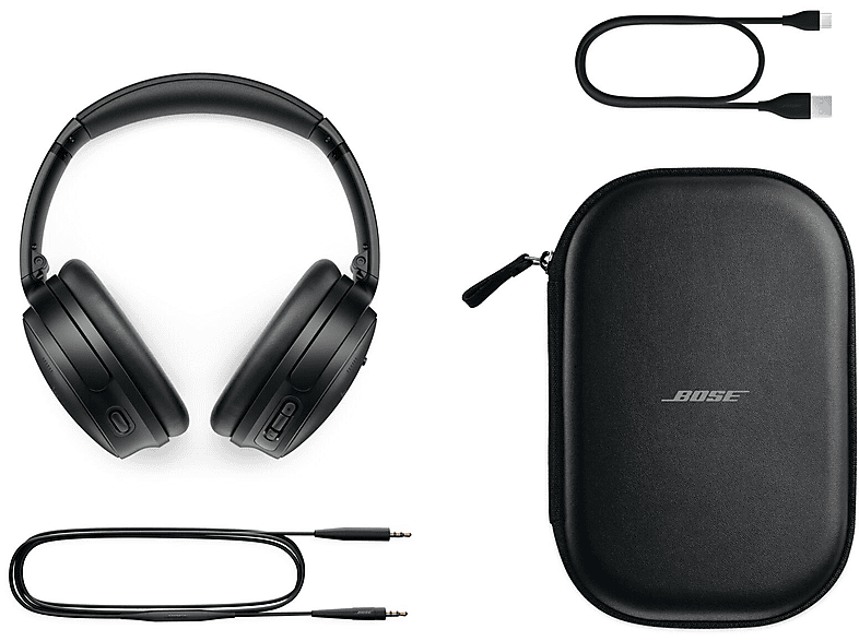 BOSE QuietComfort® Headphones, Noise-Cancelling, Over-ear Kopfhörer Bluetooth Schwarz