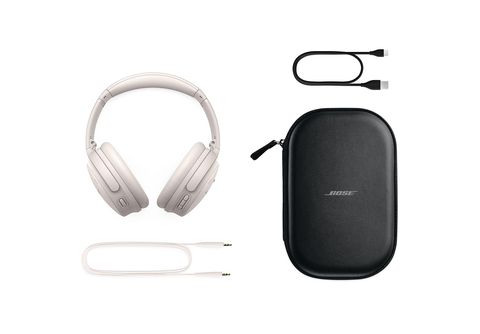 Weiß Kopfhörer Noise-Cancelling, | MediaMarkt Bluetooth Weiß BOSE Kopfhörer Headphones, Over-ear QuietComfort®